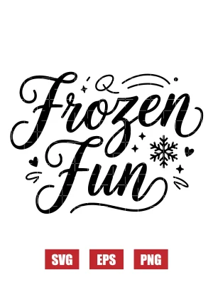 Frozen Fun Svg