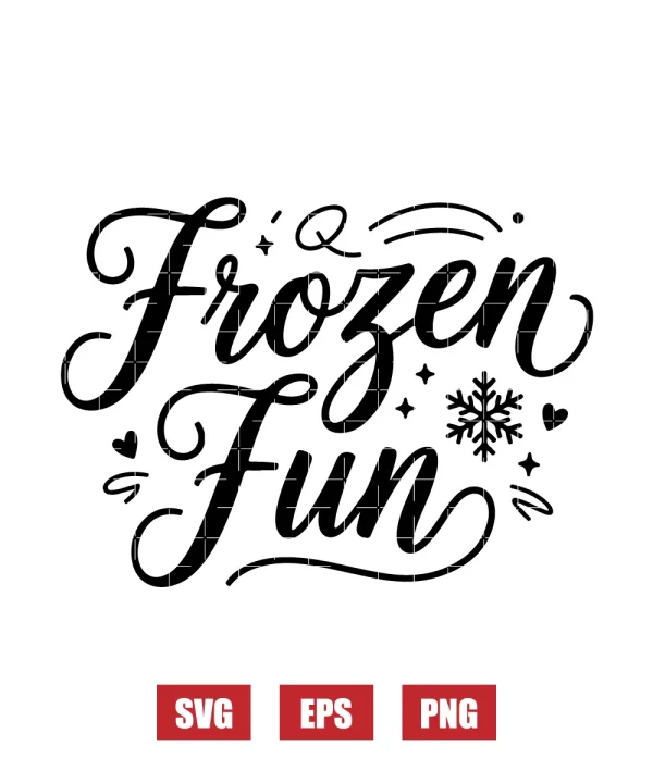 Frozen Fun Svg