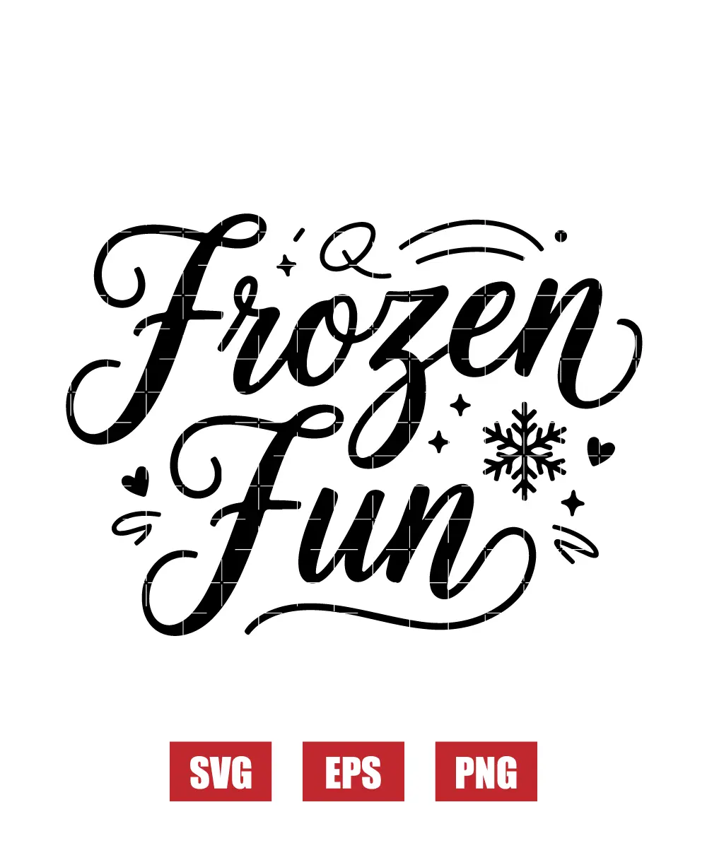 Frozen Fun Svg