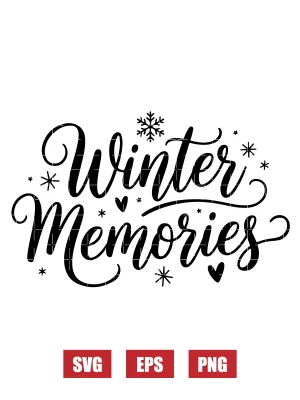 Winter Memories Svg