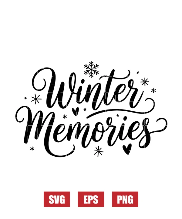 Winter Memories Svg