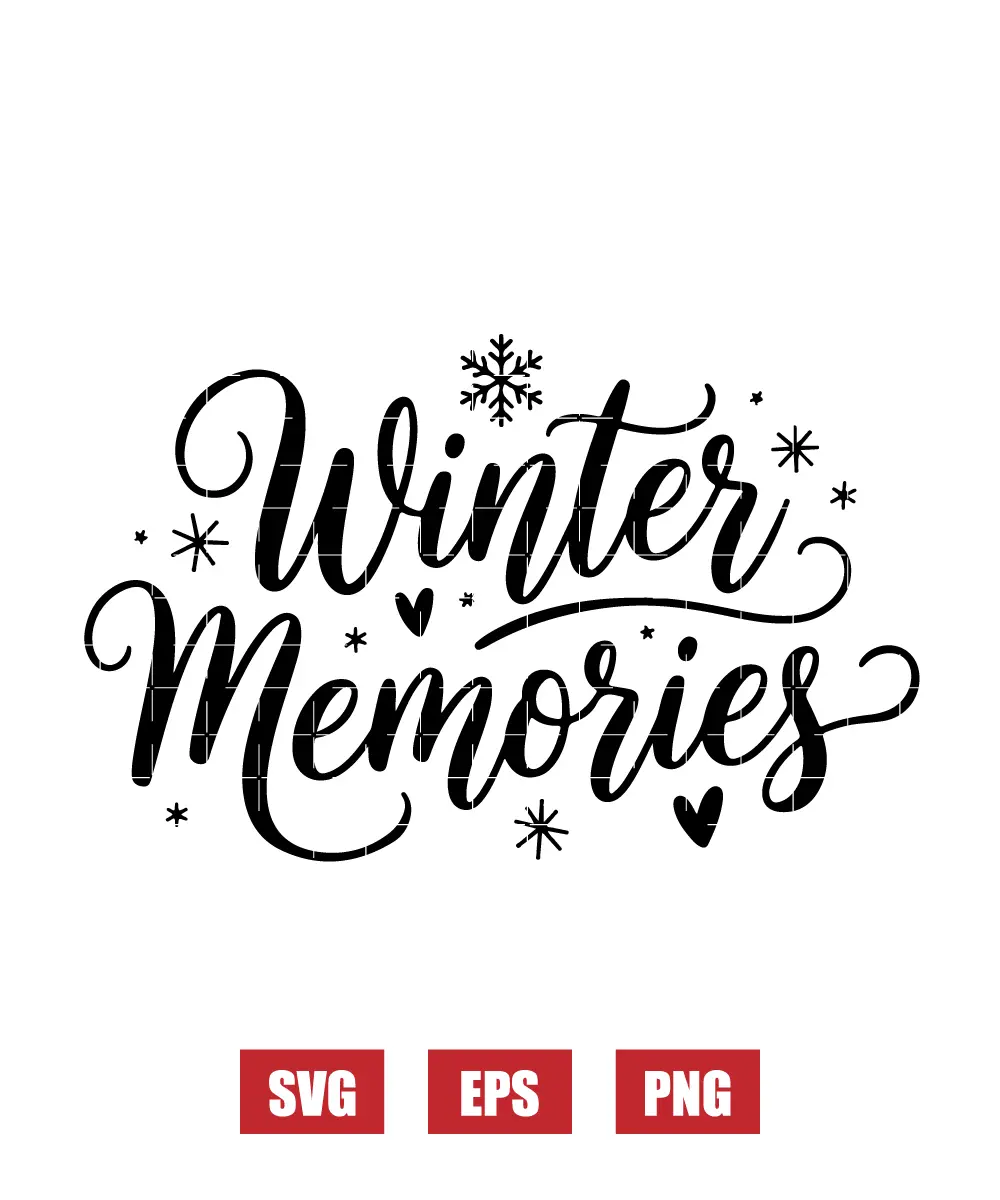 Winter Memories Svg