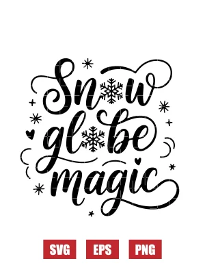 Snow globe magic Svg