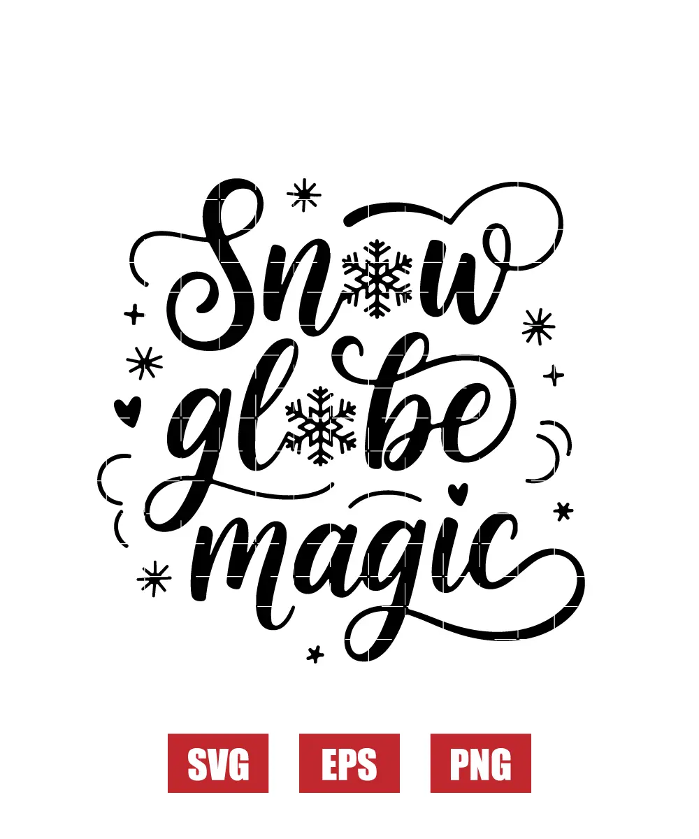 Snow globe magic Svg