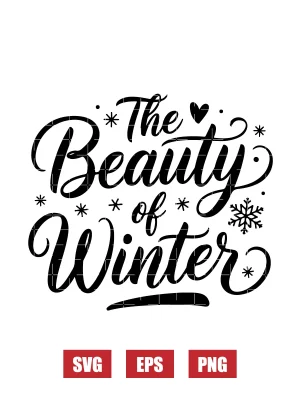 Beauty of Winter Svg