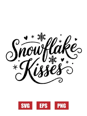 Snowflake Kisses Svg