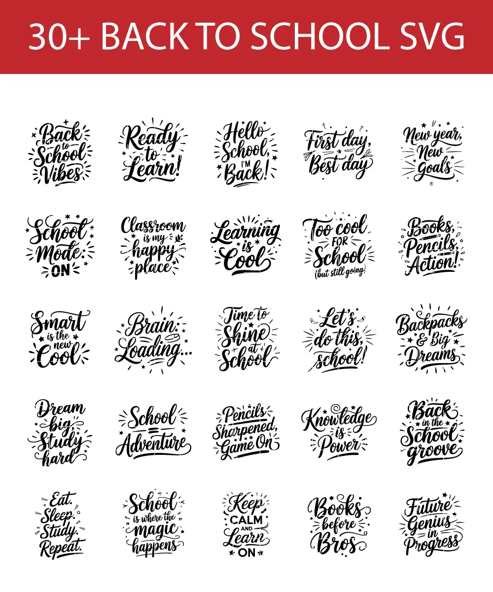 best back to school svg bundle