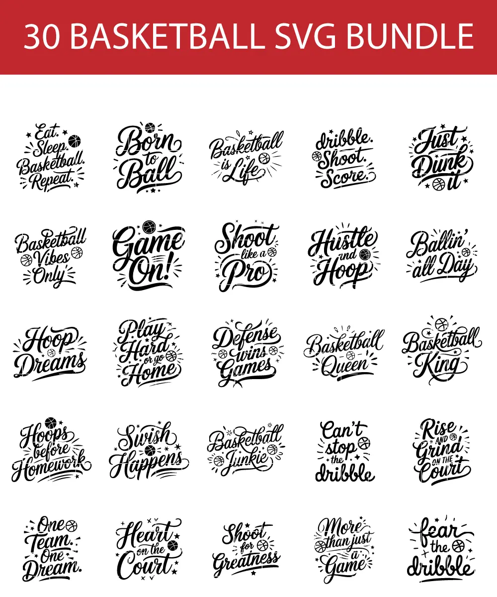 best basketball svg bundle