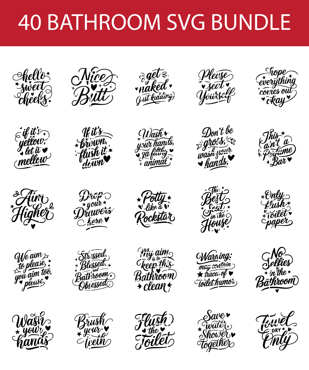 best bathroom svg bundle