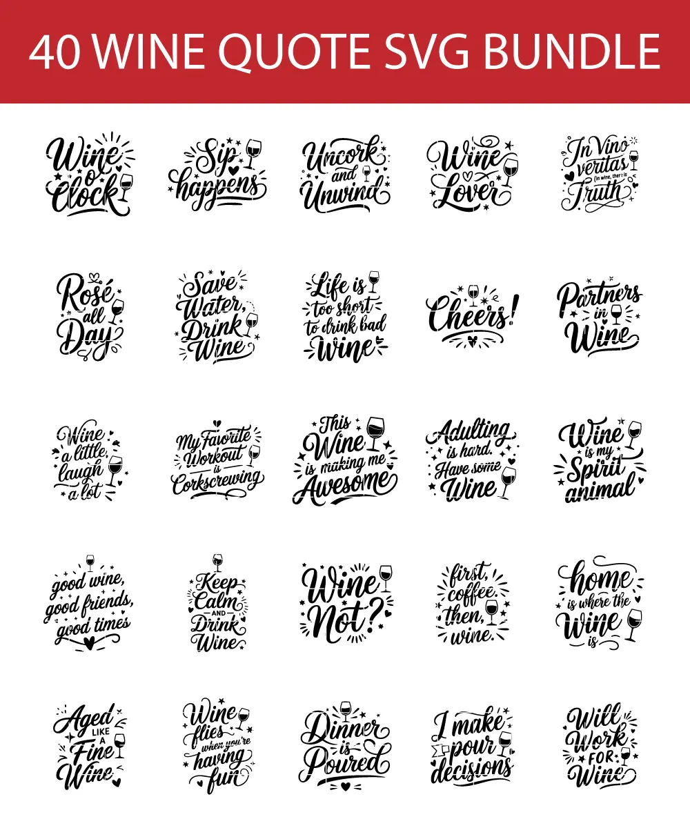 best wine svg bundle