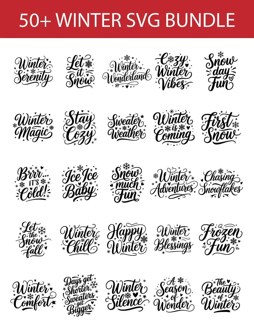 best winter svg bundle