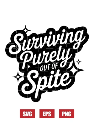 Surviving Purely Out of Spite Svg