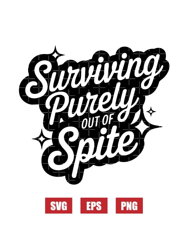 Surviving Purely Out of Spite Svg