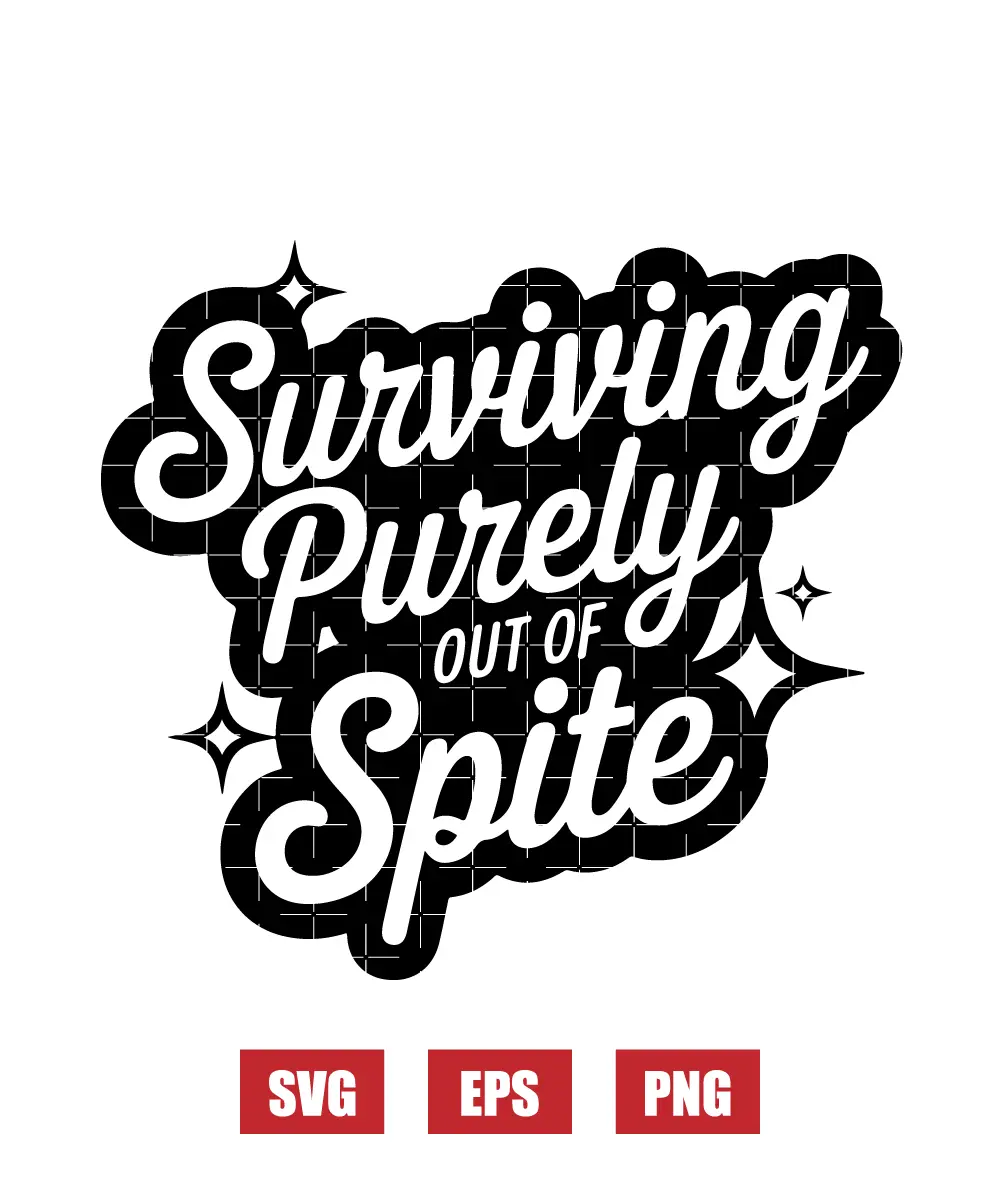 Surviving Purely Out of Spite Svg