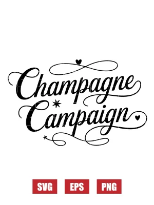Champagne Campaign Svg
