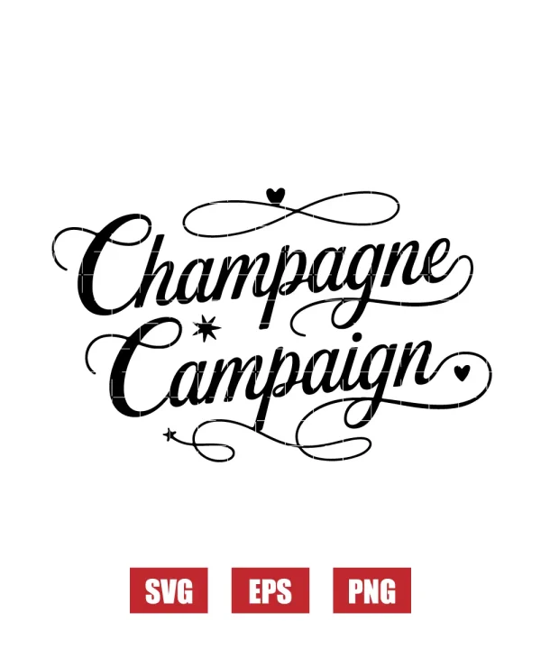 Champagne Campaign Svg