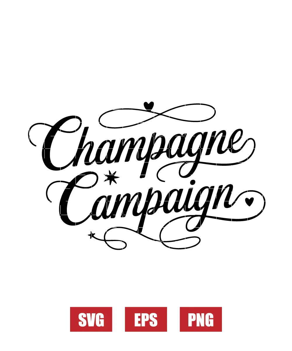 Champagne Campaign Svg