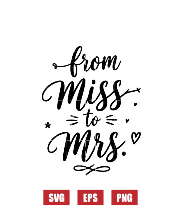 From Miss to Mrs Svg