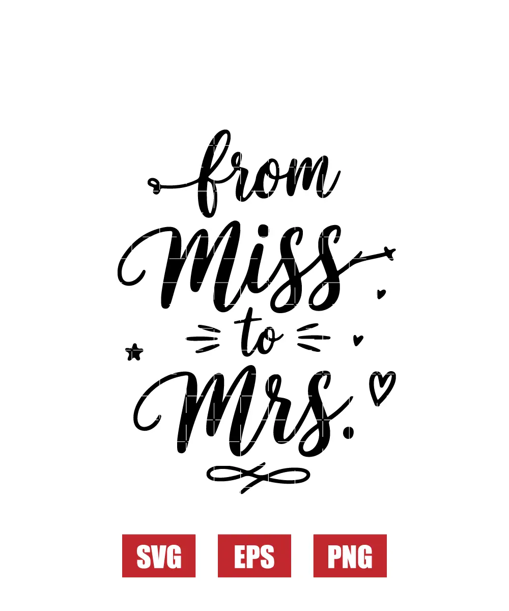 From Miss to Mrs Svg