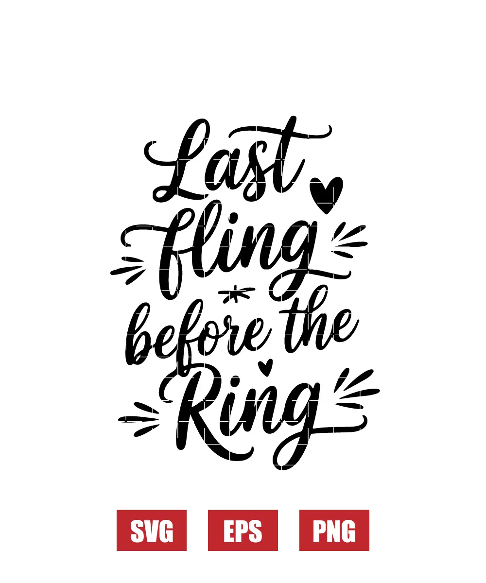 Last Fling Before the Ring Svg