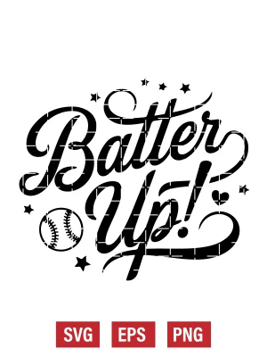 Batter Up! Svg