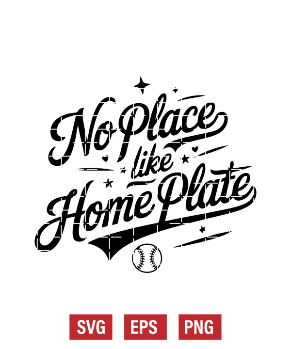 No Place Like Home Plate Svg