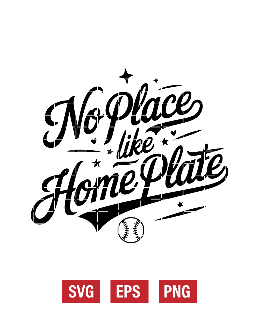 No Place Like Home Plate Svg