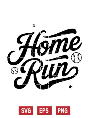 Home Run Svg