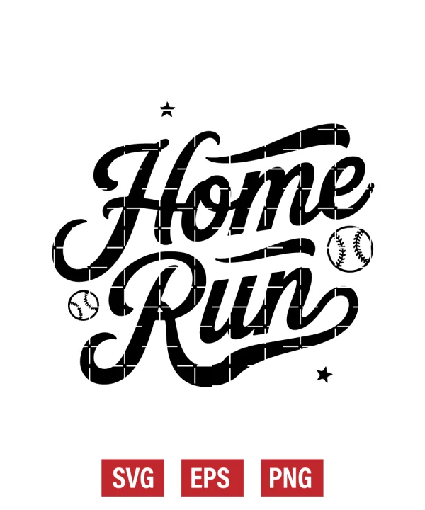 Home Run Svg