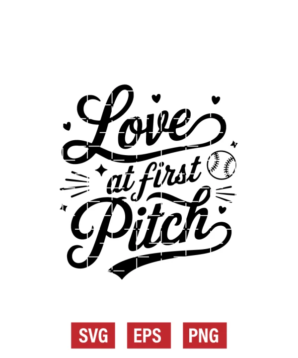 Love At First Pitch Svg