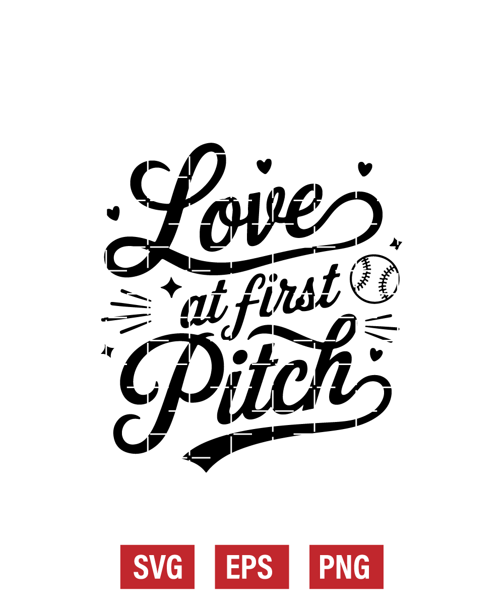 Love At First Pitch Svg