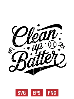Clean Up Batter Svg