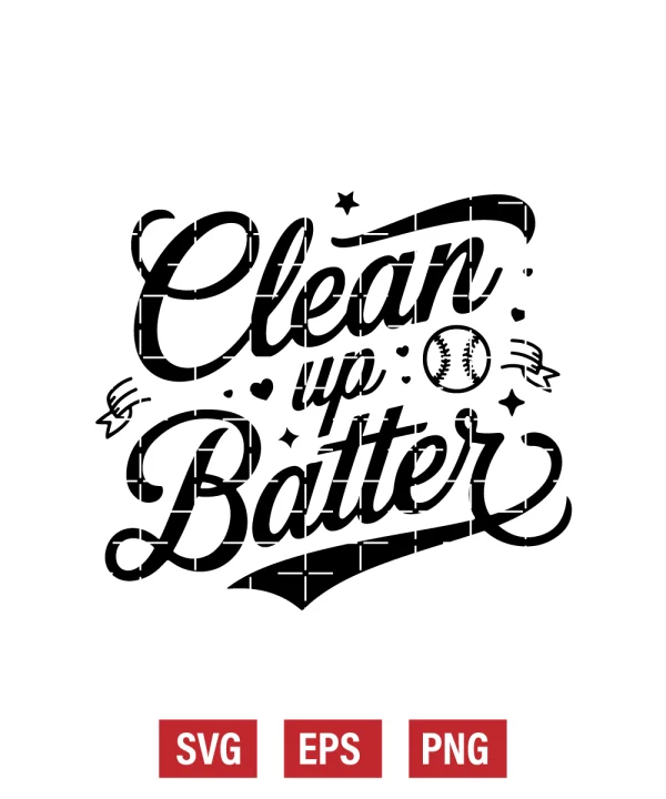 Clean Up Batter Svg