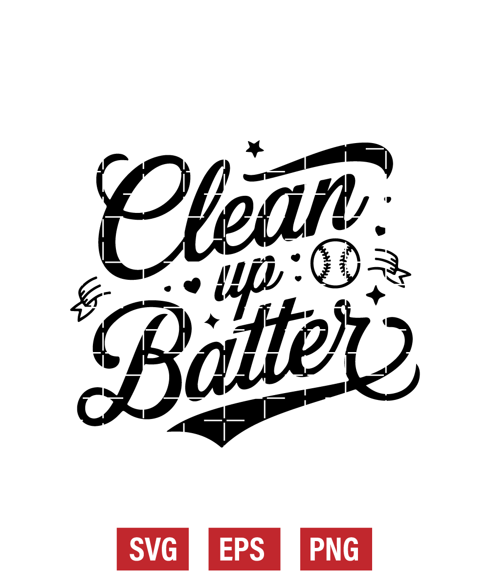 Clean Up Batter Svg
