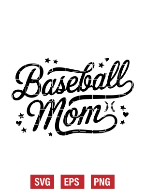 Baseball Mom Svg
