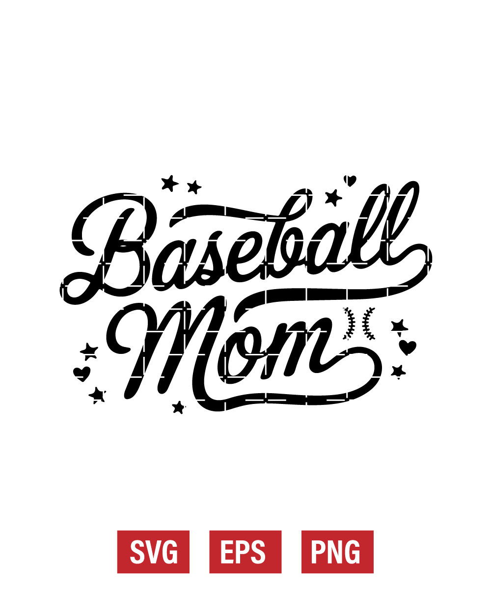 Baseball Mom Svg