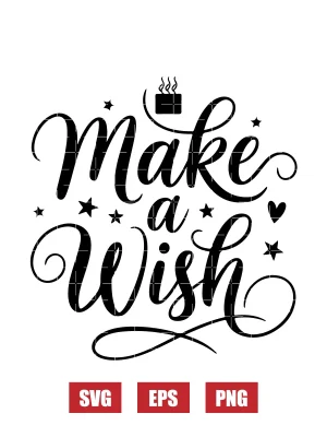 Make a Wish Svg