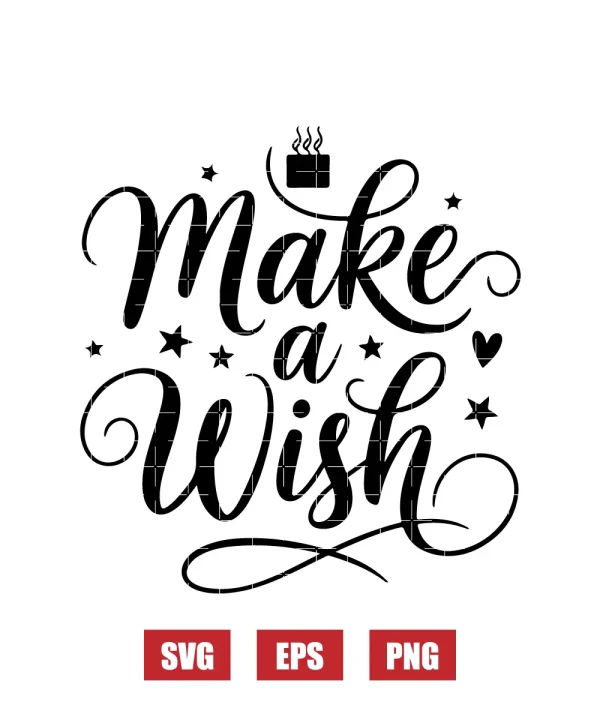 Make a Wish Svg