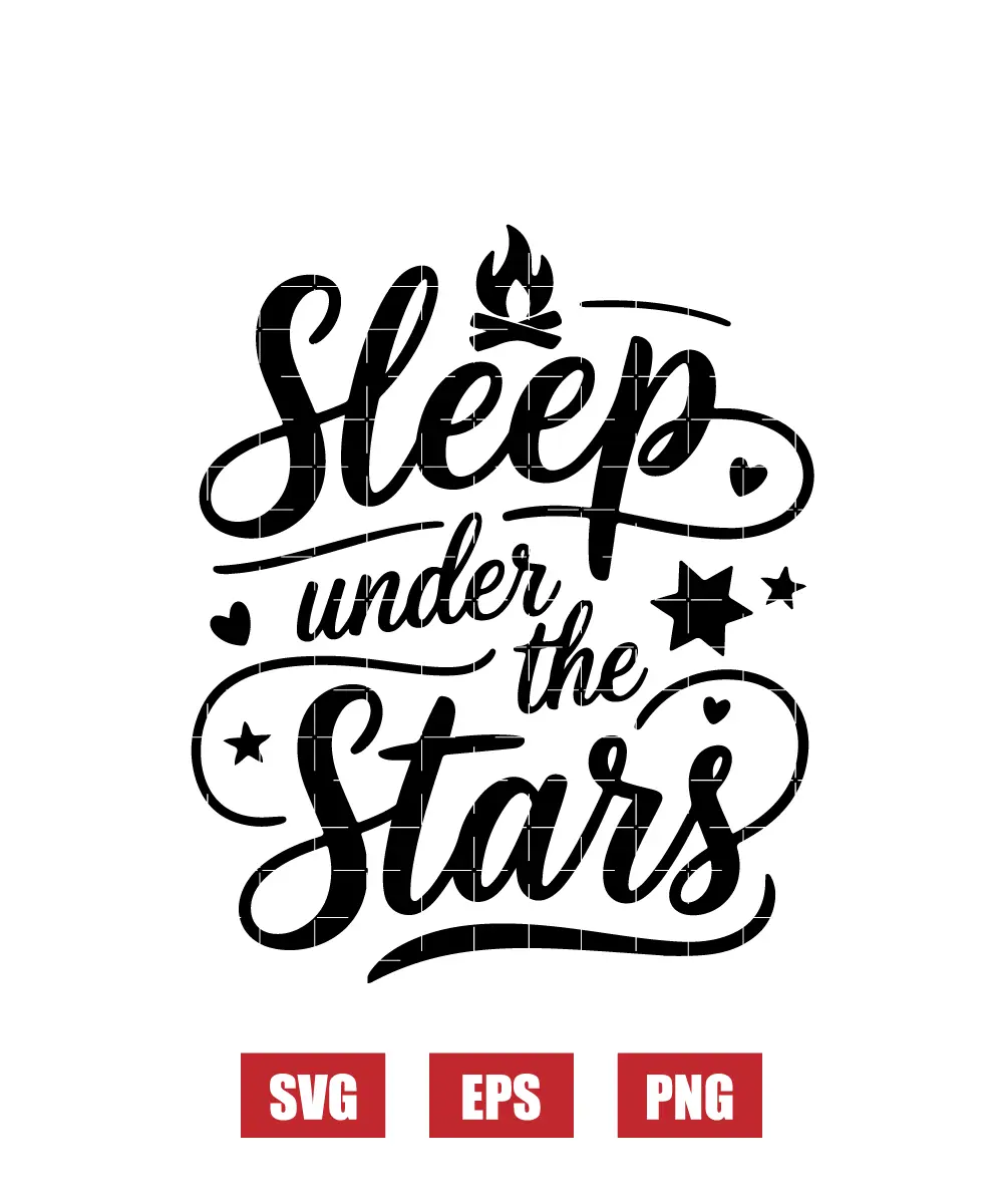 Sleep Under The Stars Svg