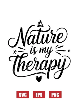 Nature Is My Therapy Svg