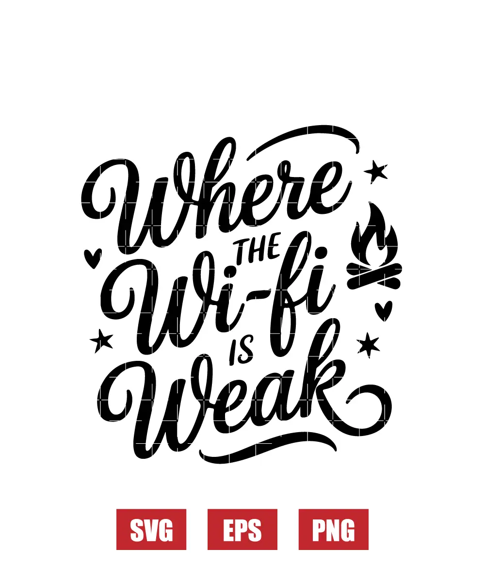 Where The Wi-Fi Is Weak Svg