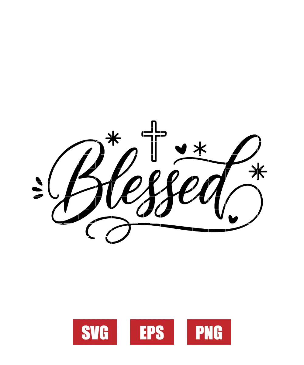 Blessed Svg