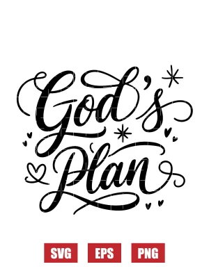 God's Plan Svg
