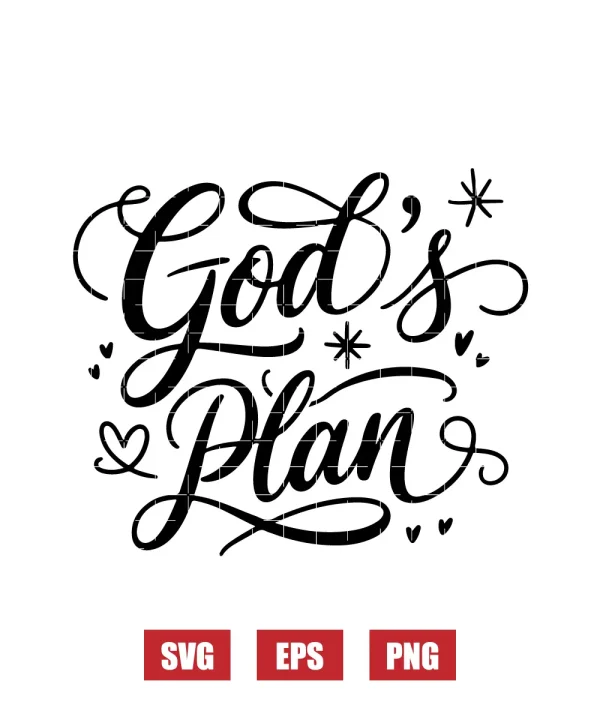 God's Plan Svg