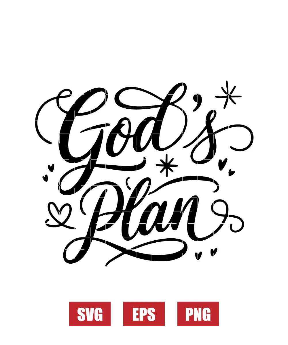 God's Plan Svg