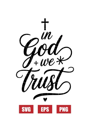In God We Trust Svg