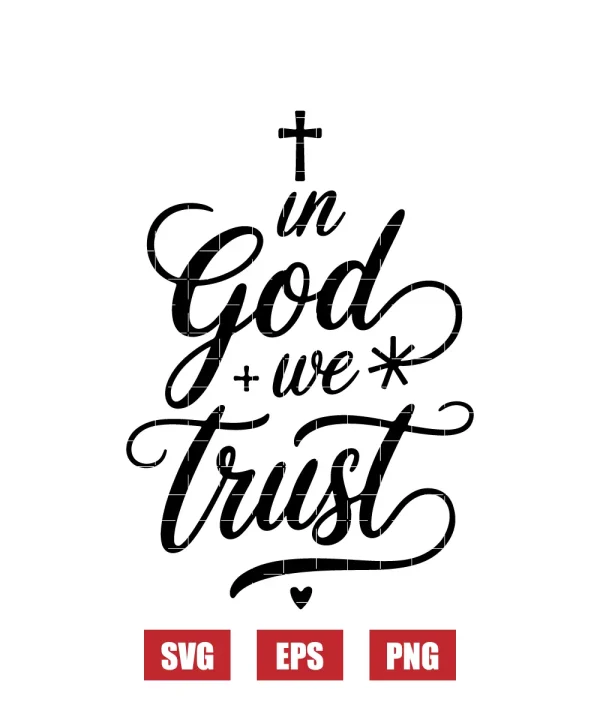 In God We Trust Svg