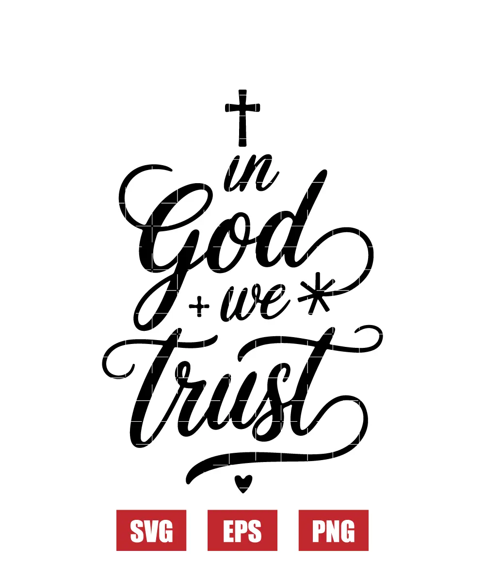 In God We Trust Svg