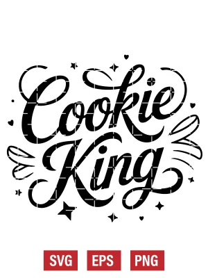 Cookie King Svg