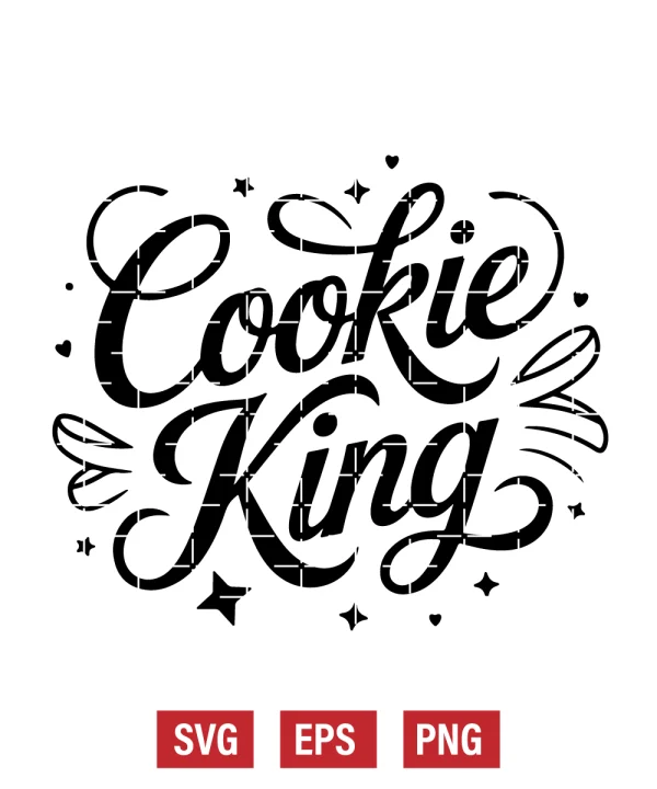 Cookie King Svg